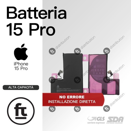 Apple batteria iphone pro - apple, 15
