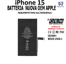 APPLE  iPHONE  15  BATTERIA