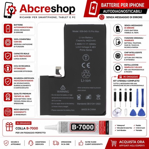 Batteria iphone pro max - batteria, 15