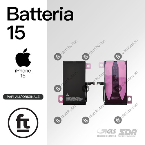 Apple batteria iphone oem - apple, 15